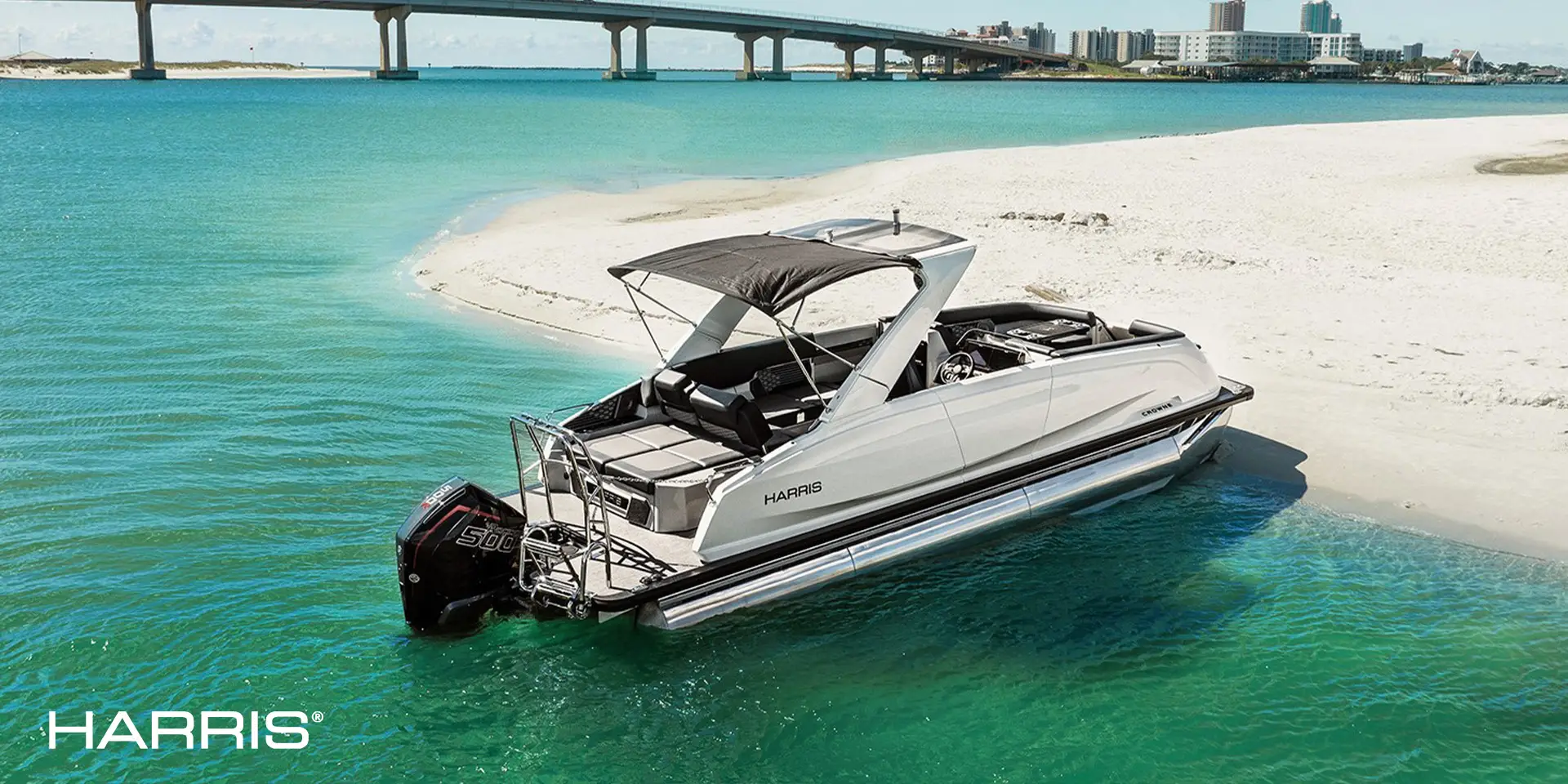 Image of the Harris Pontoon Crowne 250